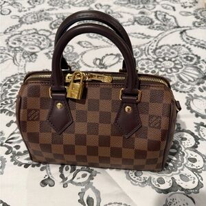 Louis Vuitton Speedy 20 Bandouliere (Damier Ebene)